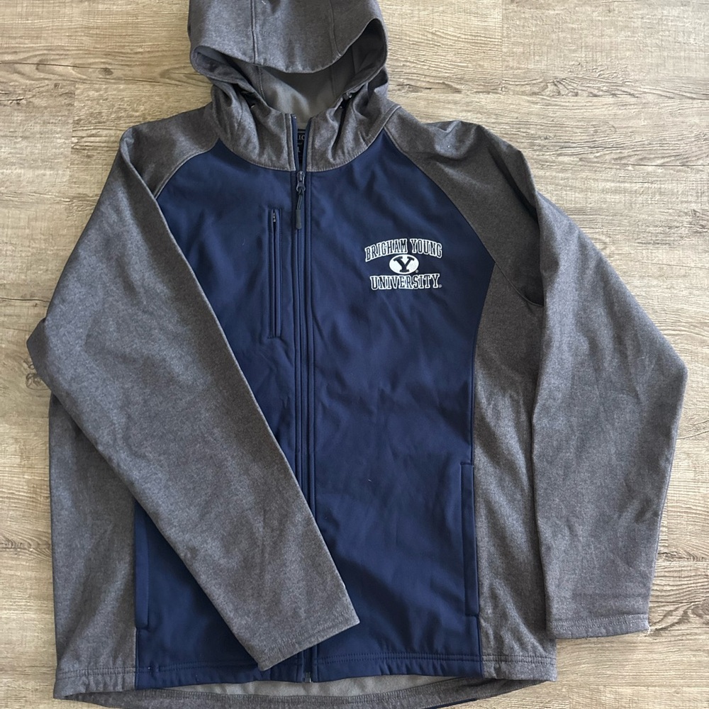 BYU Navy and Gray Performance Jacket - image 4